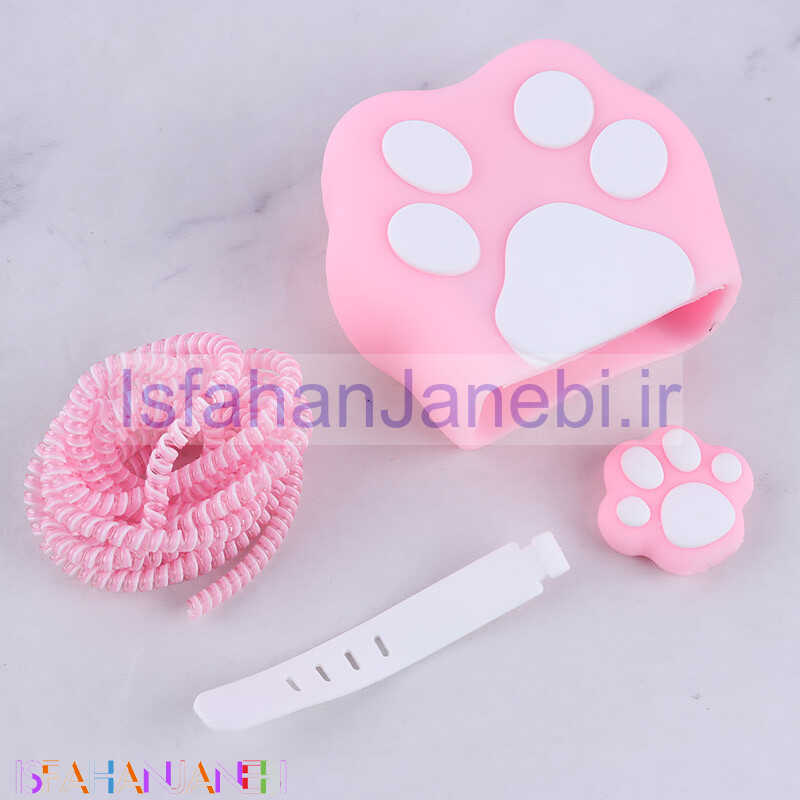 اصفهان جانبی-ست محافظ کابل و کلگی شارژر شیائومی طرح ردپا