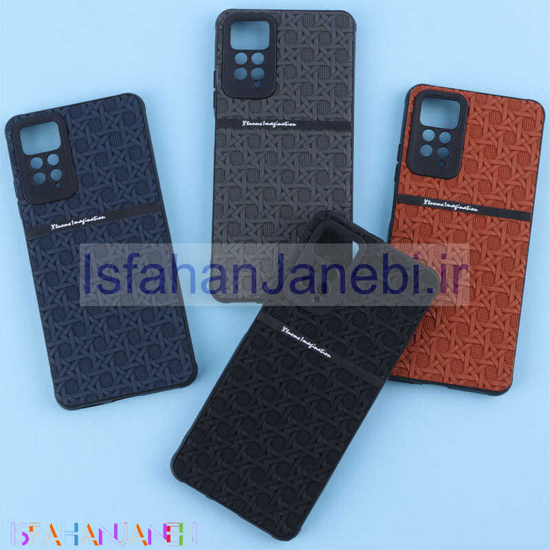 اصفهان جانبی-قاب ژله ای شیائومی Redmi Note 12 Pro 4G طرح حصیری محافظ لنزدار Pro Camera