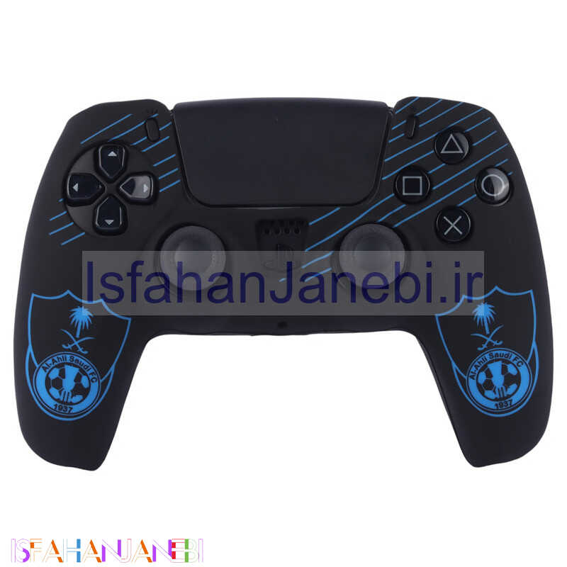 اصفهان جانبی-روکش دسته بازی PS5 طرح Al-Ahli Saudi FC آبی