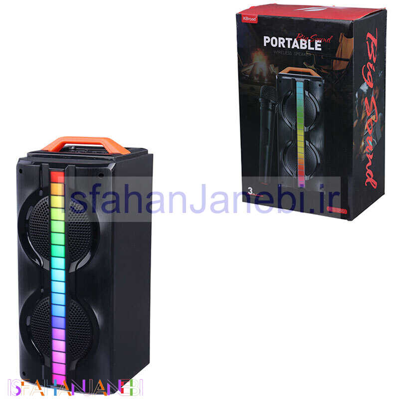اصفهان جانبی-اسپیکر بلوتوثی کی برود KTS-1790 + میکروفون