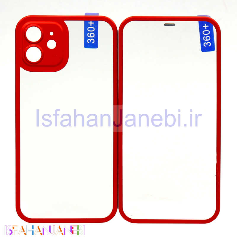 اصفهان جانبی-قاب + گلس Top Shock Clear آیفون iPhone 12 Pro