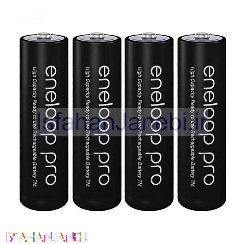 اصفهان جانبی-باتری قلمی 4تایی شارژی Panasonic Eneloop Pro BK-3HDE بسته 3 عددی