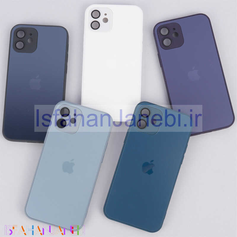 اصفهان جانبی-قاب پشت گلسی لیزری AG-GLASS محافظ لنز شیشه ای iPhone 12