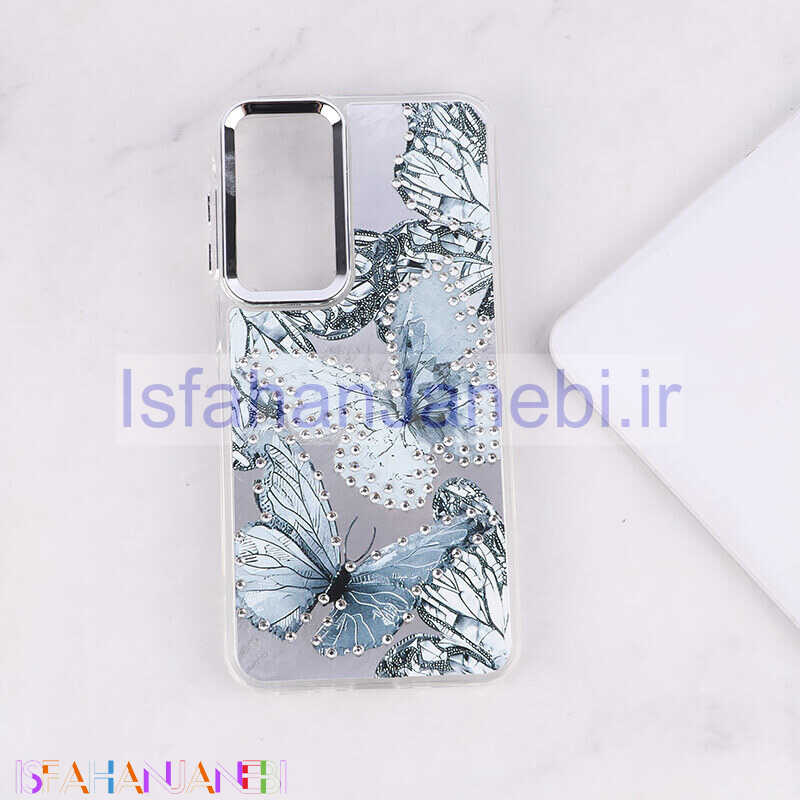 اصفهان جانبی-قاب سامسونگ Galaxy A16 4G / A16 5G طرح پروانه نگین دار