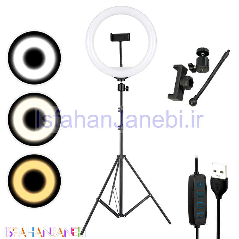 اصفهان جانبی-رینگ لایت پایه دار "Ring Fill Light XD-260 10