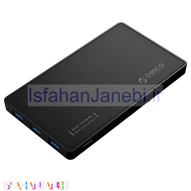 اصفهان جانبی-باکس هارد 2.5 اینچی و هاب 3 پورت اوریکو 2588H3