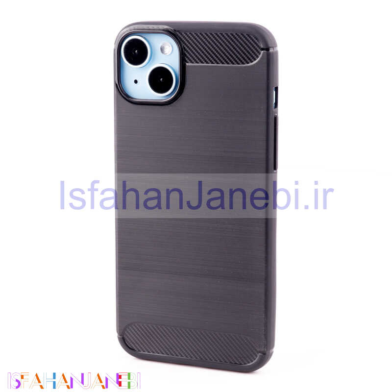 اصفهان جانبی-قاب Fiber Carbon ژله ای iPhone 14 Plus