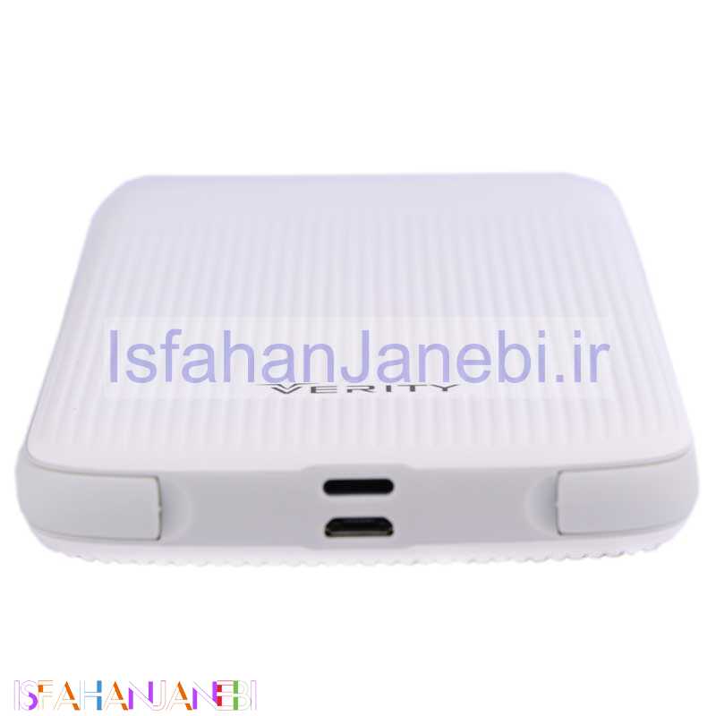 اصفهان جانبی-پاور بانک 10000 وریتی VERITY V-PU95 سفید