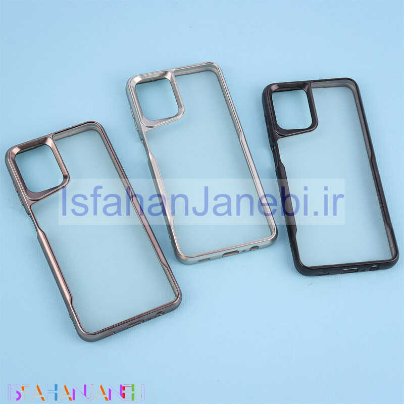 اصفهان جانبی-قاب ژله ای شفاف سامسونگ Galaxy A12 / M12 طرح تیتانیوم