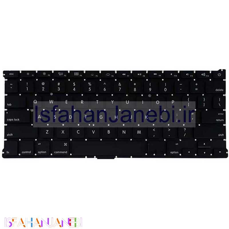 اصفهان جانبی-کیبورد لپ تاپ1369-Apple 1466 اینتر کوچک - مشکی