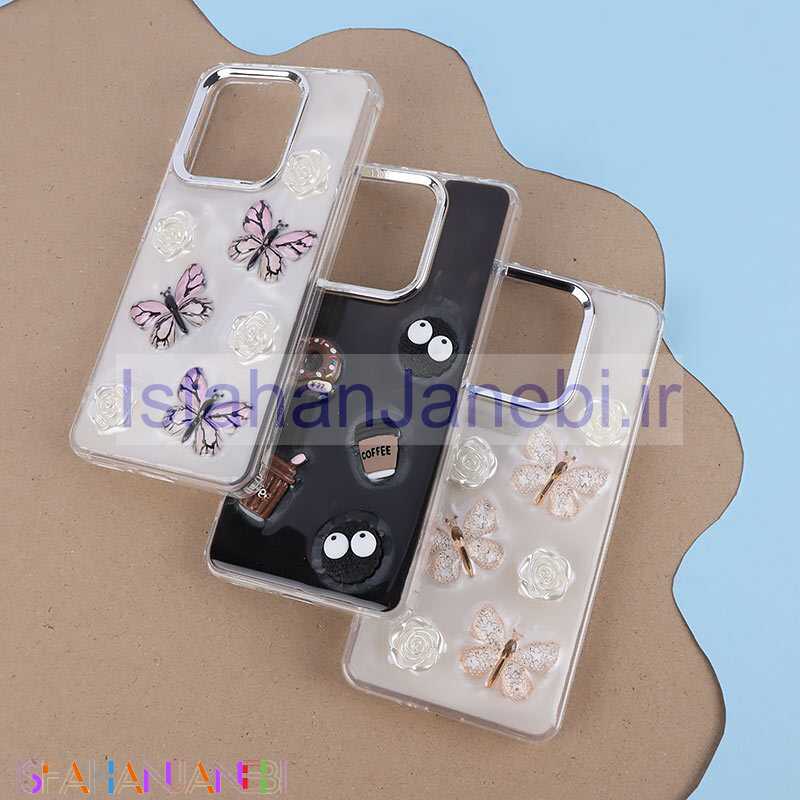 اصفهان جانبی-قاب رزینی شیائومی Redmi Note 13 4G برجسته طرح دار