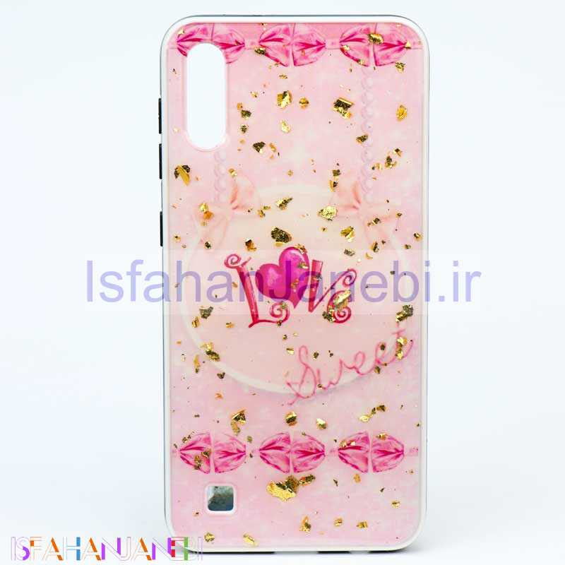 اصفهان جانبی-قاب ماربل فانتزی طلایی Samsung Note 10 کد6