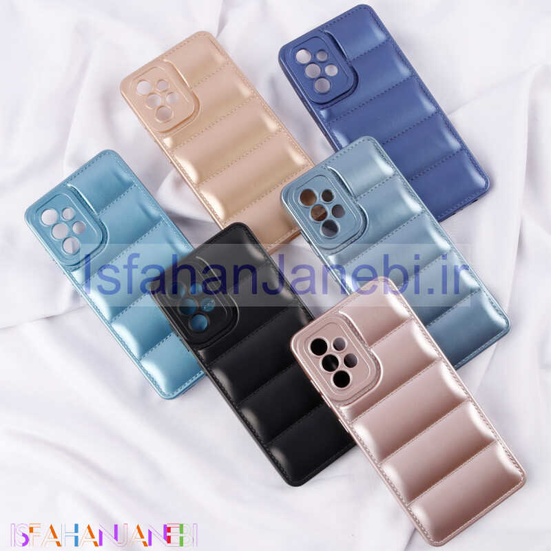 اصفهان جانبی-قاب پافر ژله ای براق محافظ لنزدار Samsung Galaxy A72