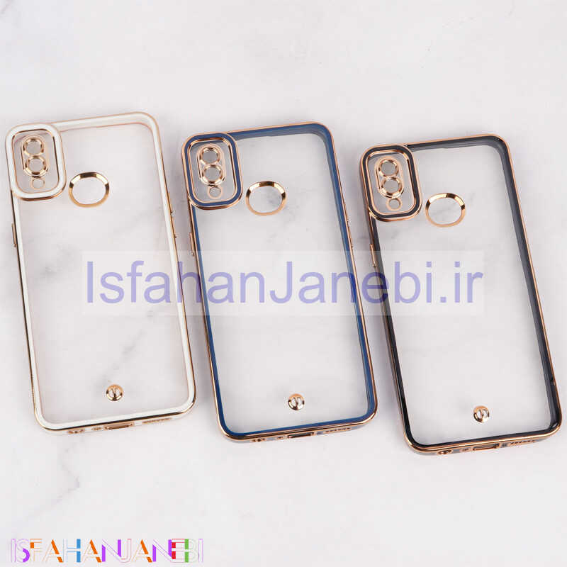 اصفهان جانبی-قاب Space سامسونگ Galaxy A10s دور رنگی محافظ لنزدار