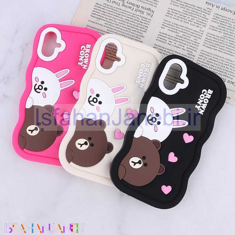 اصفهان جانبی-قاب سیلیکونی موج دار سامسونگ Galaxy A06 خرسی