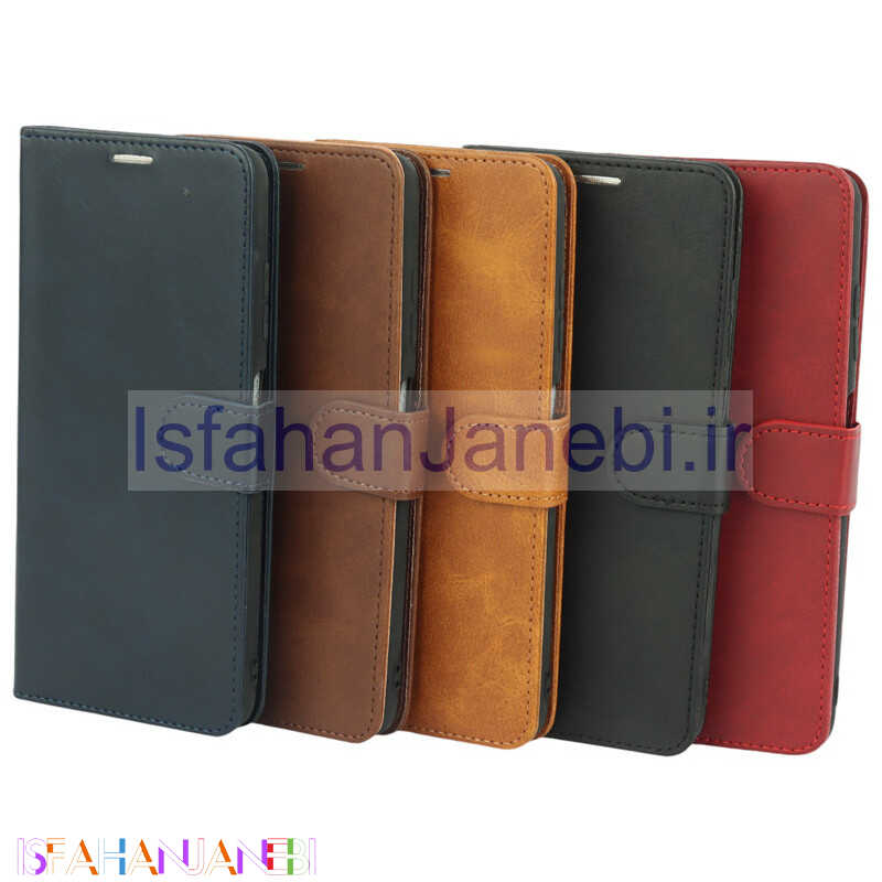 اصفهان جانبی-کیف چرمی مگنتی محافظ لنزدار شیائومی Poco X3 / X3 NFC / X3 Pro