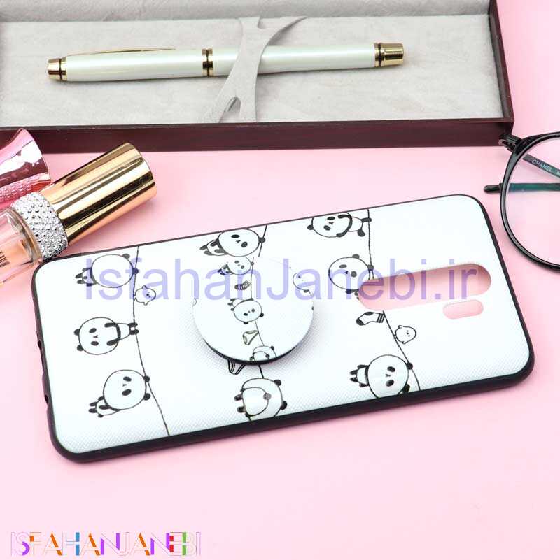 اصفهان جانبی-قاب فانتزی برجسته + پاپ سوکت کد12 شیائومی Redmi Note 8 Pro