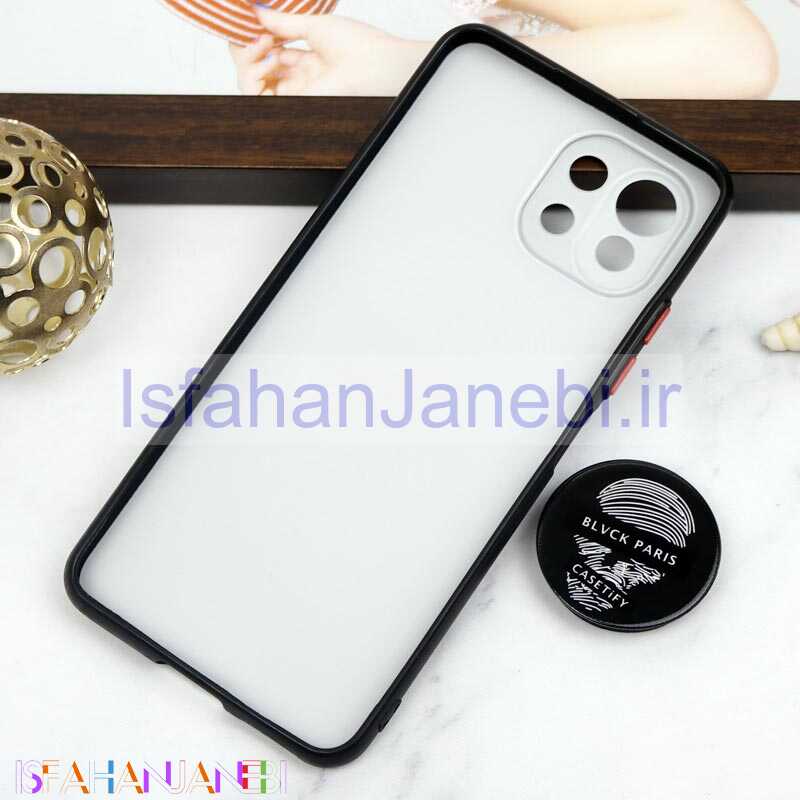 اصفهان جانبی-قاب PC محافظ لنز دار طرح Blvck + پاپ سوکت Xiaomi Mi 11 Lite