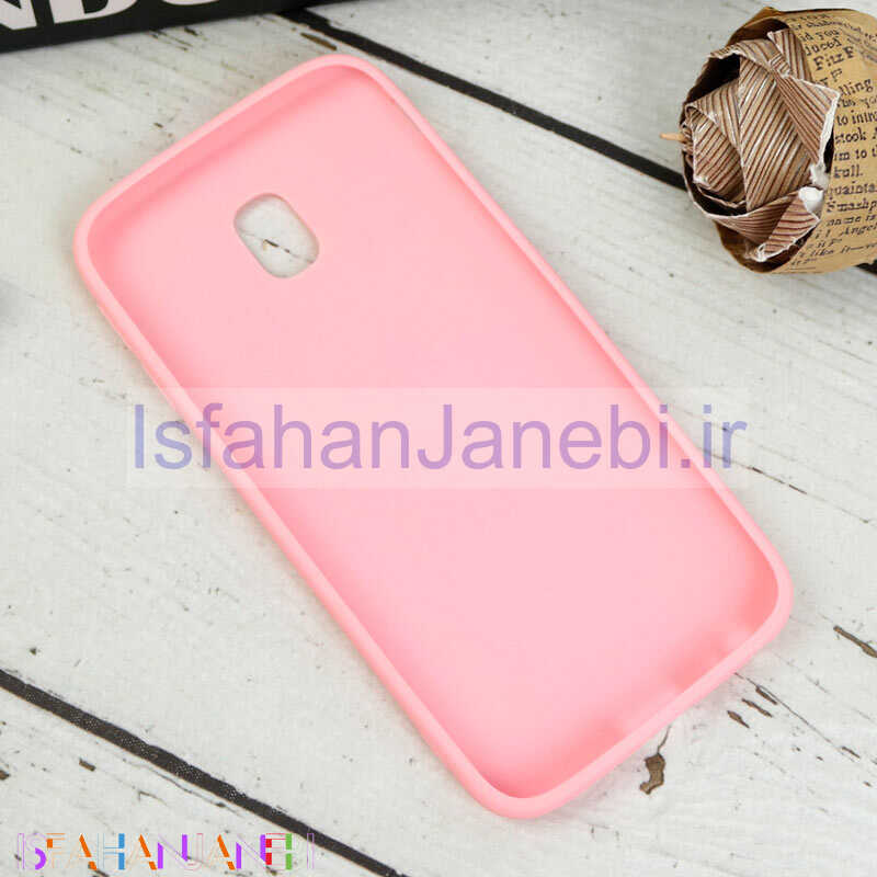 اصفهان جانبی-قاب نگین دار صورتی Samsung Galaxy J3 2017 کد 8