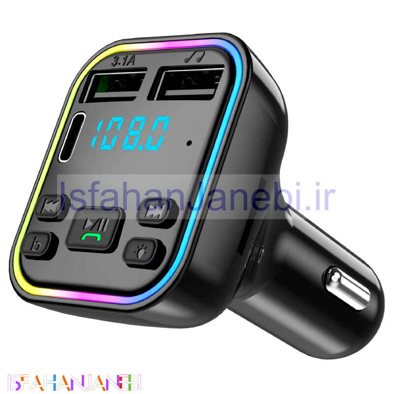 اصفهان جانبی-شارژر فندکی + FM Player بلوتوثی G38