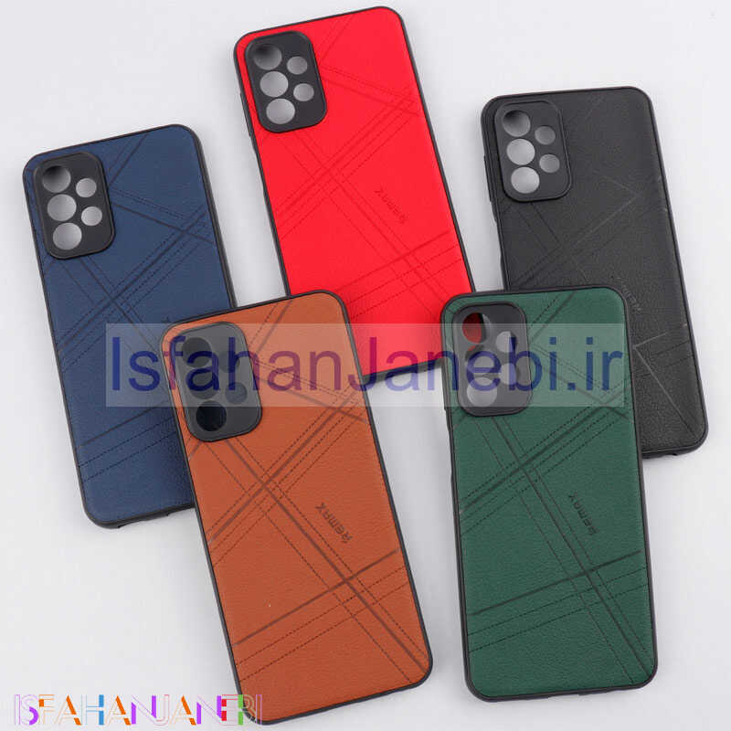 اصفهان جانبی-قاب چرمی Remax سامسونگ Galaxy A23 4G / A23 5G محافظ لنزدار