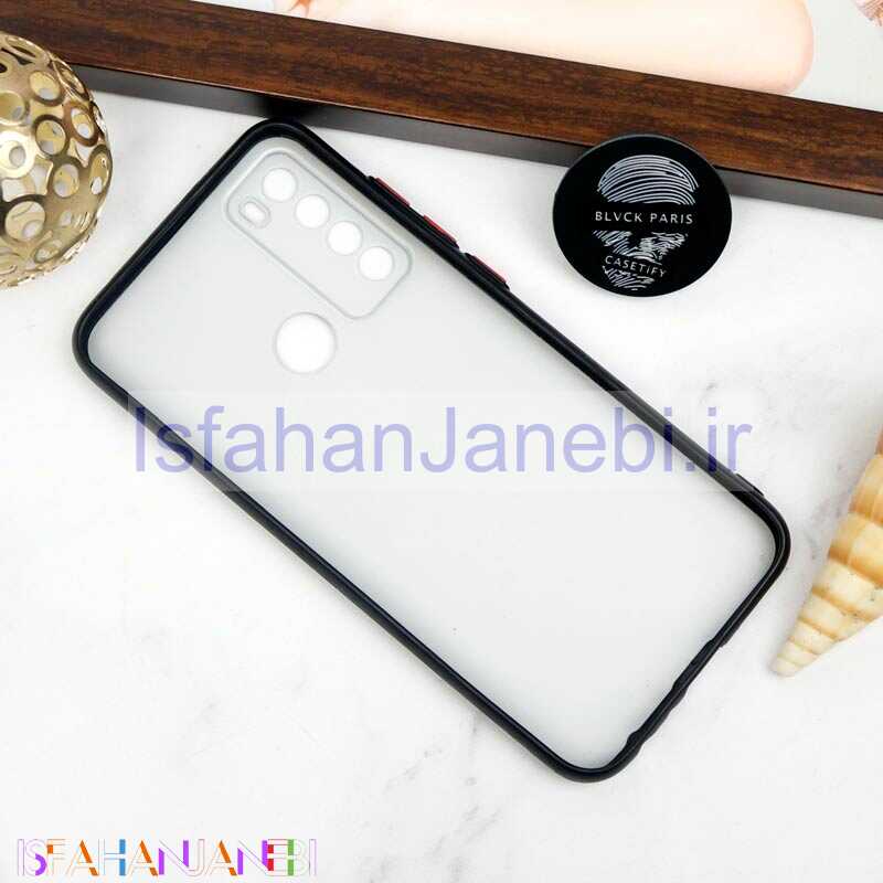 اصفهان جانبی-قاب PC محافظ لنز دار طرح Blvck + پاپ سوکت Xiaomi Redmi Note 8