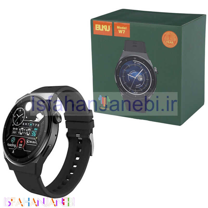 اصفهان جانبی-ساعت هوشمند بوکو Buku W7 35mm