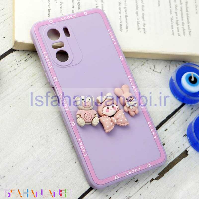 اصفهان جانبی-قاب سیلیکونی عروسکی محافظ لنزدار Xiaomi Poco F3