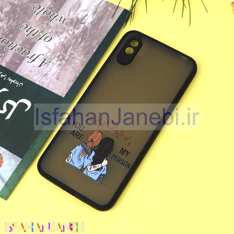 اصفهان جانبی-قاب PC مات محافظ لنزدار طرحدار Friends شیائومی Redmi 9A