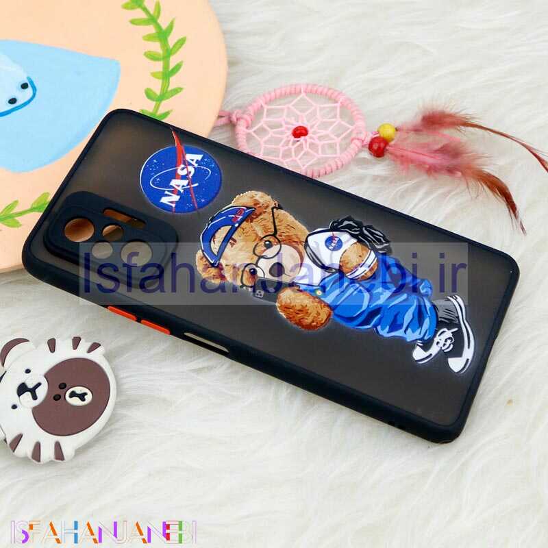 اصفهان جانبی-قاب PC مات محافظ لنزدار طرحدار Xiaomi Redmi Note 10 Pro