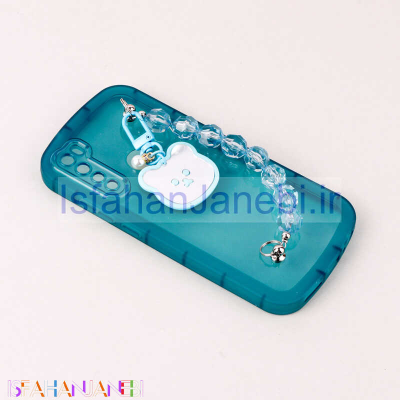 اصفهان جانبی-قاب فانتزی محافظ لنزدار + بند آویز سنگی Xiaomi Redmi Note 8