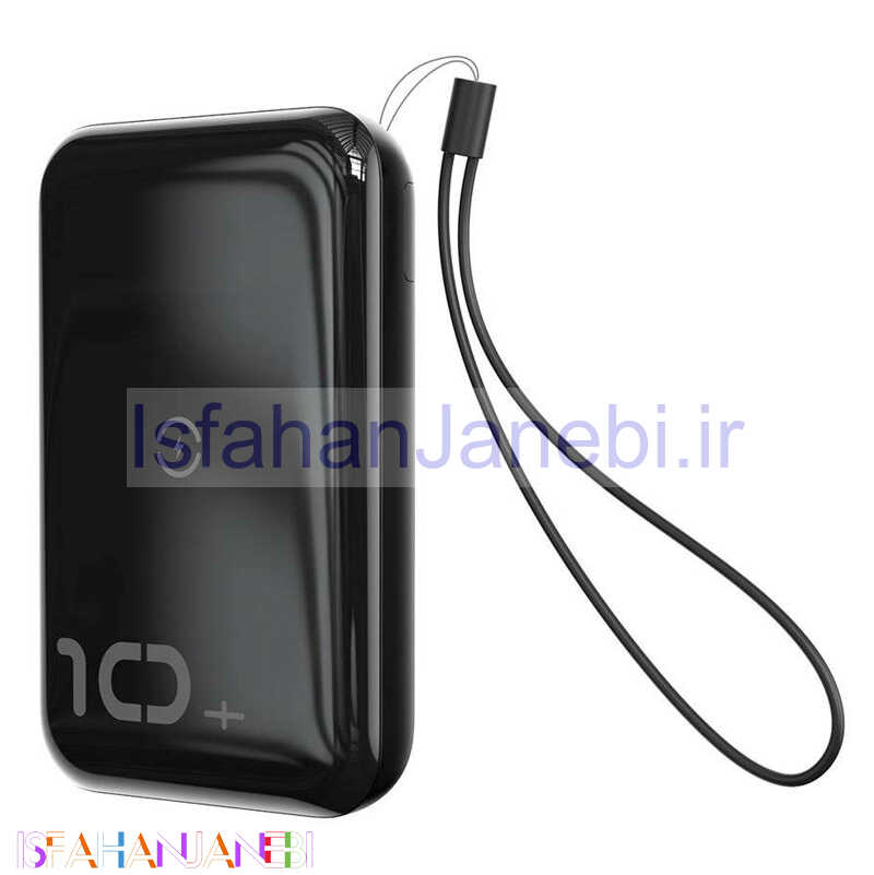 اصفهان جانبی-پاور بانک بی سیم فست شارژ 10000 باسئوس Baseus Mini S PPXFF10W QC PD 18W