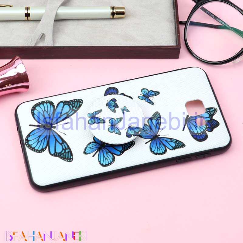 اصفهان جانبی-قاب فانتزی برجسته + پاپ سوکت کد10 سامسونگ J5 Prime