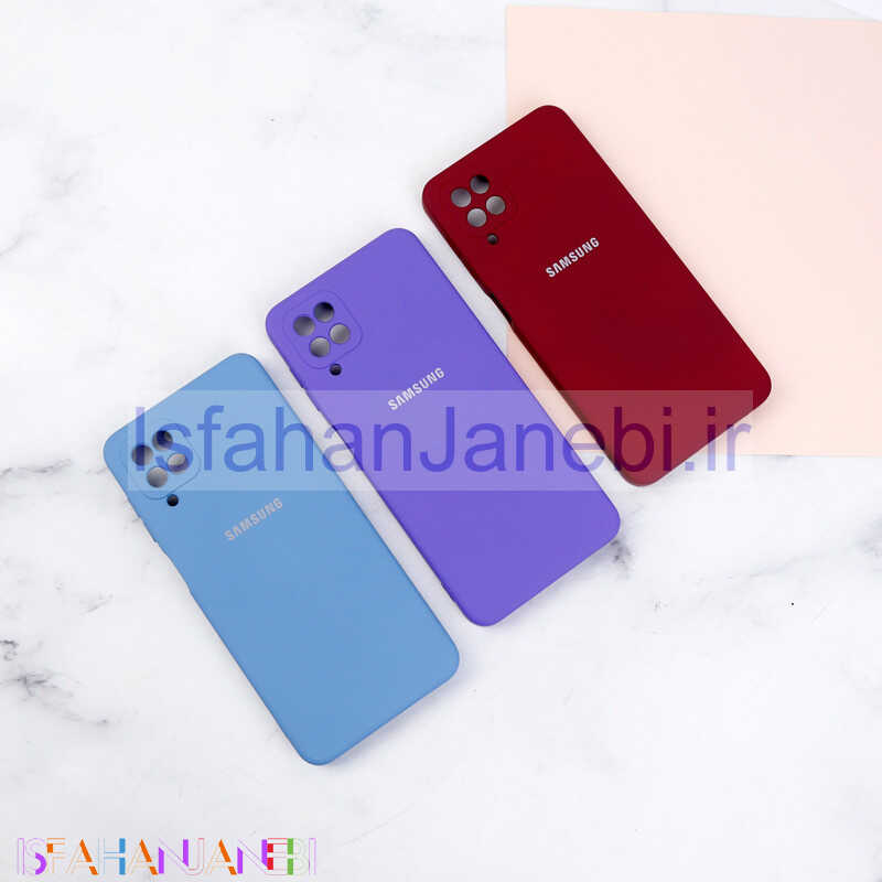 اصفهان جانبی-قاب سیلیکونی معمولی محافظ لنزدار Samsung Galaxy A12