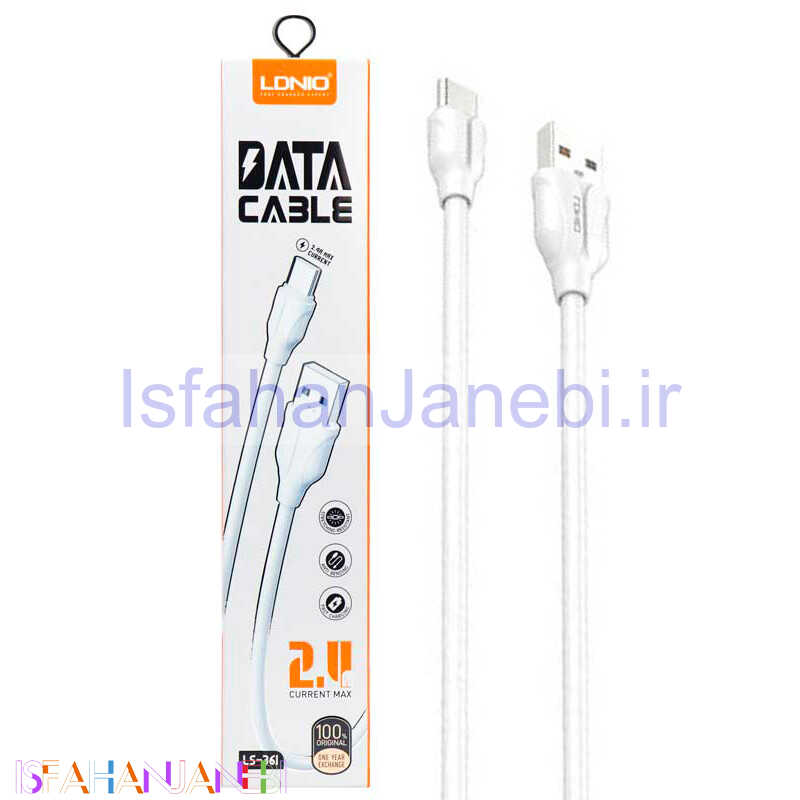 اصفهان جانبی-کابل LDNIO LS-361 1m Type-C