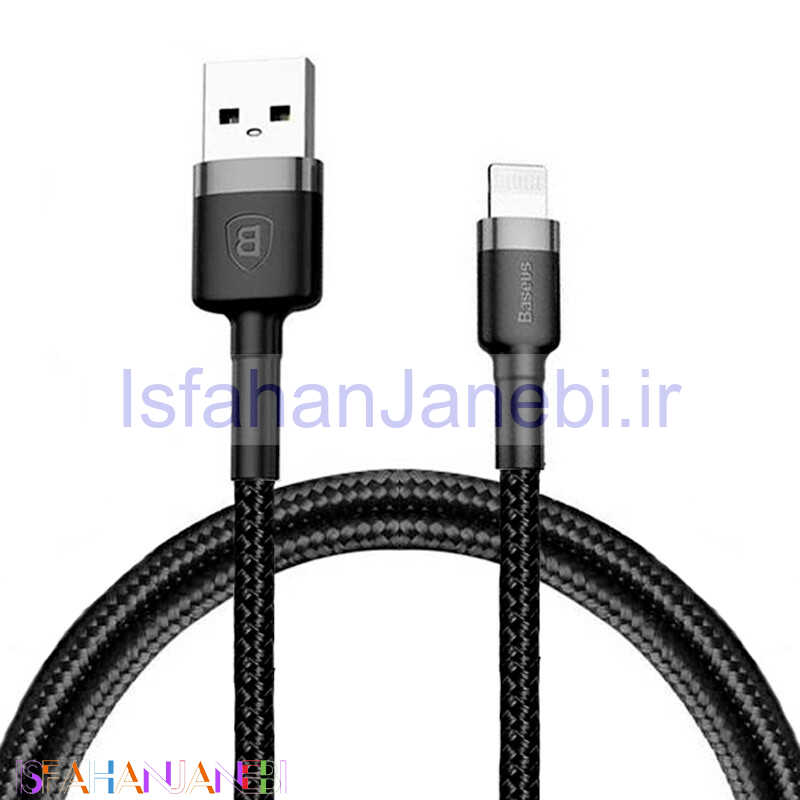 اصفهان جانبی-کابل کنفی آیفونی Baseus BG1 2.4A 1m