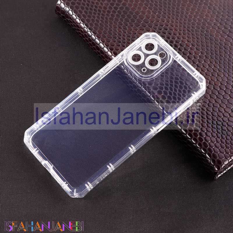 اصفهان جانبی-قاب ژله ای بی رنگ محافظ لنزدار iPhone 11 Pro