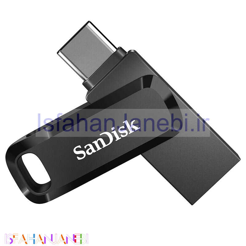 اصفهان جانبی-فلش 32 گیگ سن دیسک Sandisk Dual Drive Go USB3.1 OTG Type-C