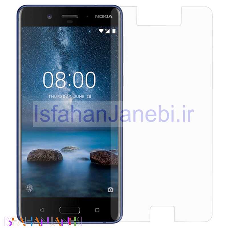 اصفهان جانبی-گلس شیشه ای Nokia 8