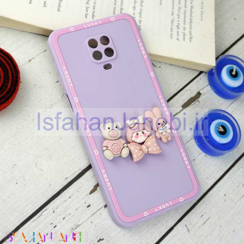اصفهان جانبی-قاب سیلیکونی عروسکی محافظ لنزدار Xiaomi Redmi Note 9 Pro