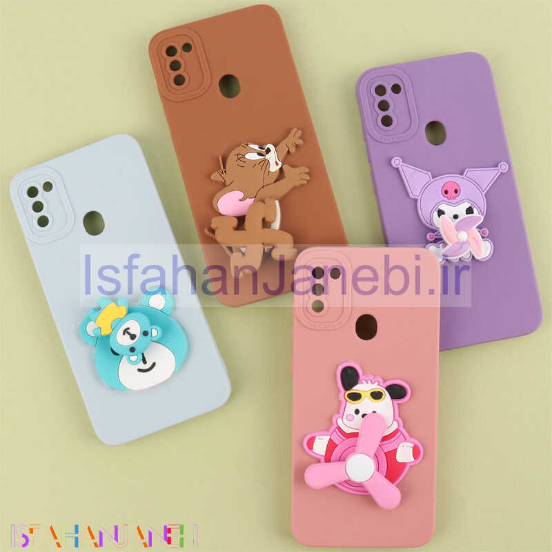 اصفهان جانبی-قاب سیلیکونی اسپینردار محافظ لنزدار سامسونگ Galaxy A11 / M11