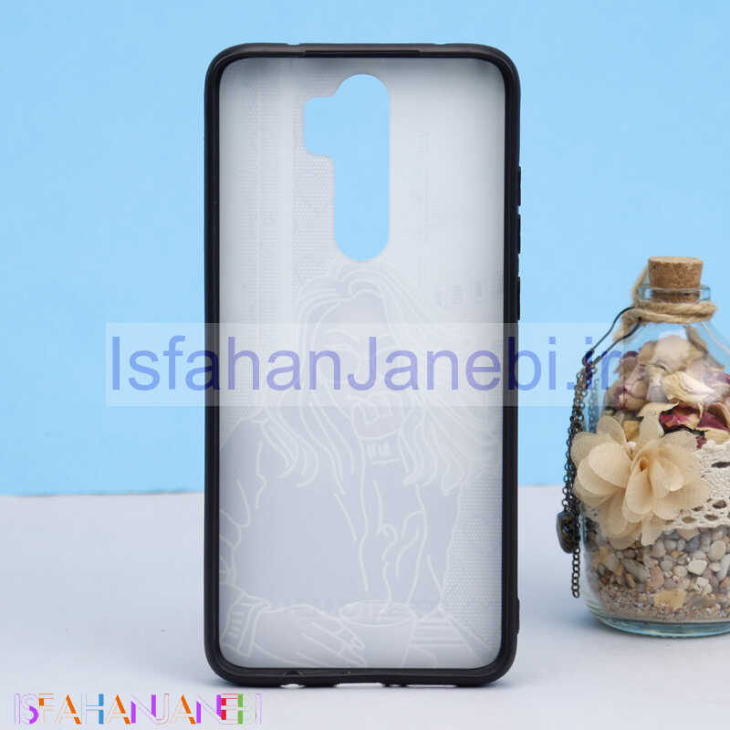 اصفهان جانبی-قاب طرحدار + پاپ سوکت Xiaomi Redmi Note 8 Pro کد3 سری B