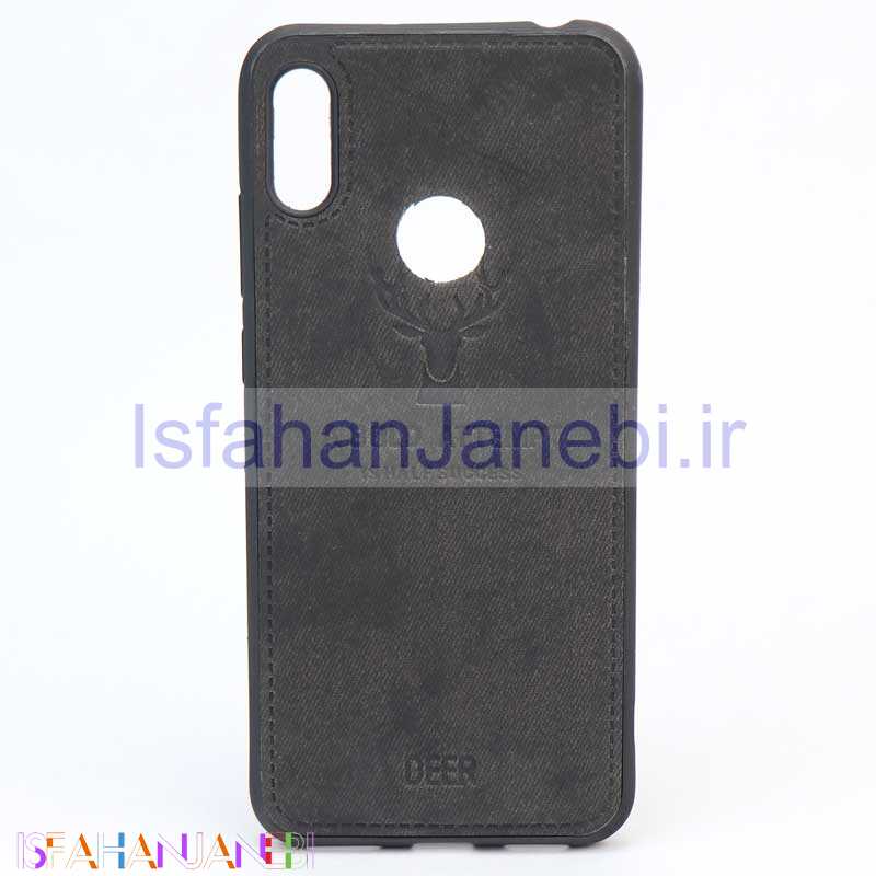 اصفهان جانبی-قاب چرمی طرح گوزن Huawei Y6 2019 مشکی