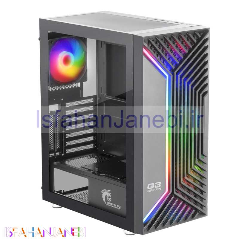 اصفهان جانبی-کیس کامپیوتر گرین GREEN GRIFFIN G3 Plus ARGB