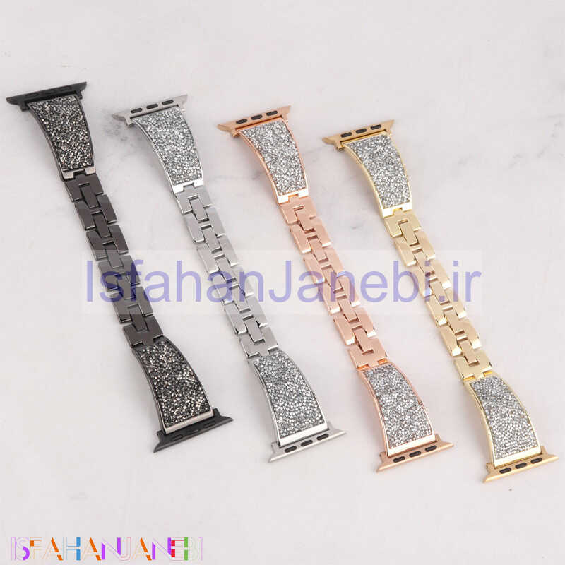 اصفهان جانبی-بند اپل واچ سوارسکی رولکس 42/44/45/49mm