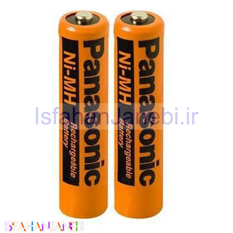 اصفهان جانبی-باتری نیم قلمی شارژی Panasonic HHR-3MRT/2BM High Copy 550mAh