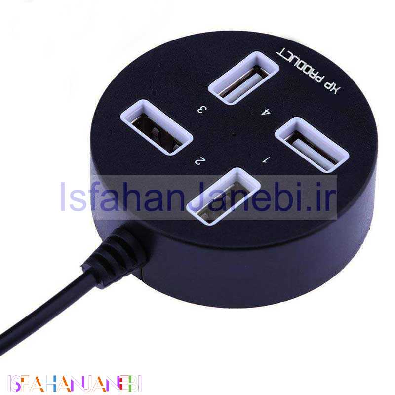 اصفهان جانبی-هاب 4 پورت USB2.0 ایکس پی-پروداکت XP-H813C