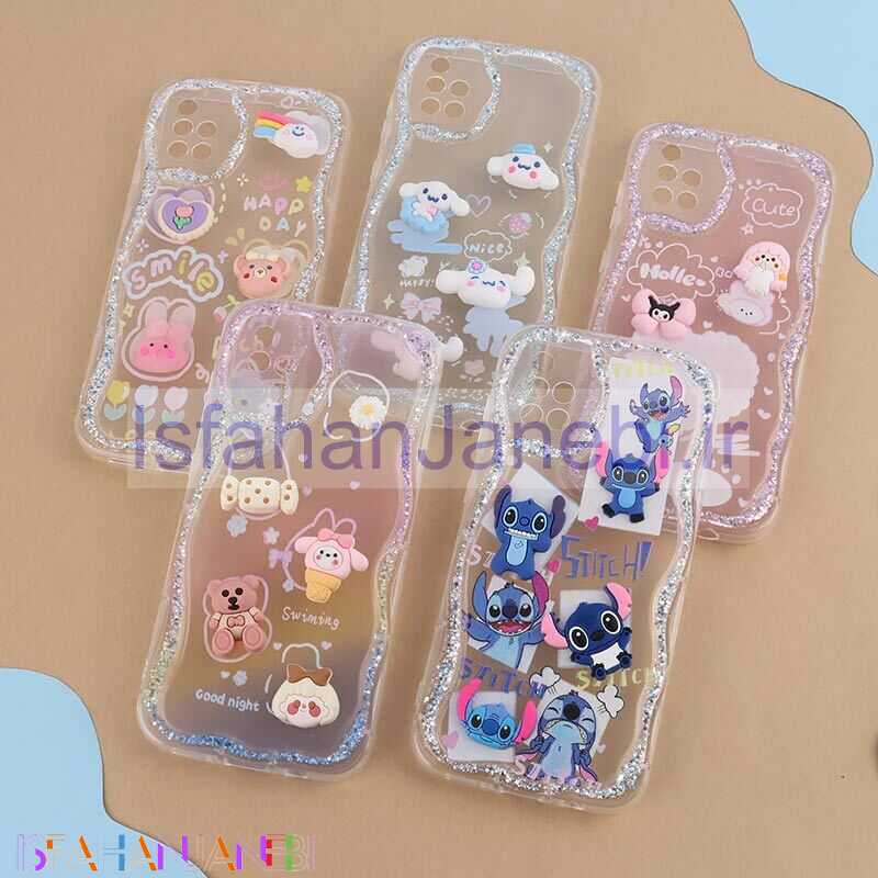 اصفهان جانبی-قاب شاینی سامسونگ Galaxy A71 عروسکی محافظ لنزدار