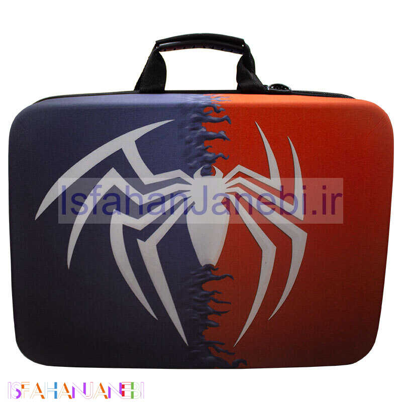 اصفهان جانبی-کیف کنسول بازی PS5 Slim طرح Spider Man کد 17