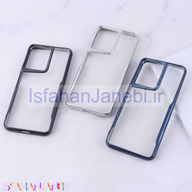 اصفهان جانبی-قاب ژله ای شفاف شیائومی Redmi 13C 5G طرح تیتانیوم